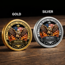 America 250th, Independence Day, Family, Proud, Custom Text - 250 Years Freedom We The People - Personalized Commemorative Keepsake Coin