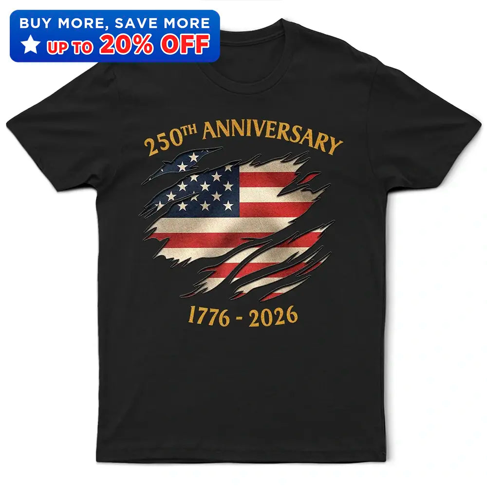 250th Anniversary US Independence Day - T Shirt