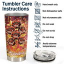 Gift For Mother,Gift For Grandma,Gift For Women,Love,Top Market - 3D Crystal Effect Roses Mom’s Everlasting Love - Personalized Tumbler