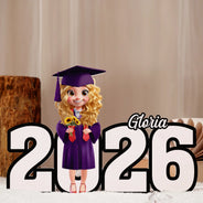 3D Effect Congrats Graduation - Personalized Custom Shapes Light Box