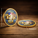 Family,Gift For Yourself,Gift For Women,Gift For Men,Happy,America 250th,Independence Day,Top Market - 3D Effect 250 Years Semiquincentennial - Personalized Commemorative Keepsake Coin