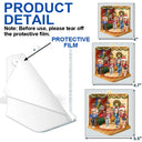 Gift For Bestie,Happy,Christmas,Gift For Sisters - 3D Effect Besties Forever Christmas - Personalized Custom Shaped Acrylic Ornament