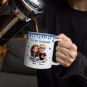 Gift For Couples,Old Couples,Gift For Women,Gift For Wife,Love,Top Market,Gift For Men,Gift For Husband - 3D Effect Couple Meeting You Marrying You - Personalized White Edge-to-Edge Mug