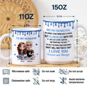 Gift For Couples,Old Couples,Gift For Women,Gift For Wife,Love,Top Market,Gift For Men,Gift For Husband - 3D Effect Couple Meeting You Marrying You - Personalized White Edge-to-Edge Mug