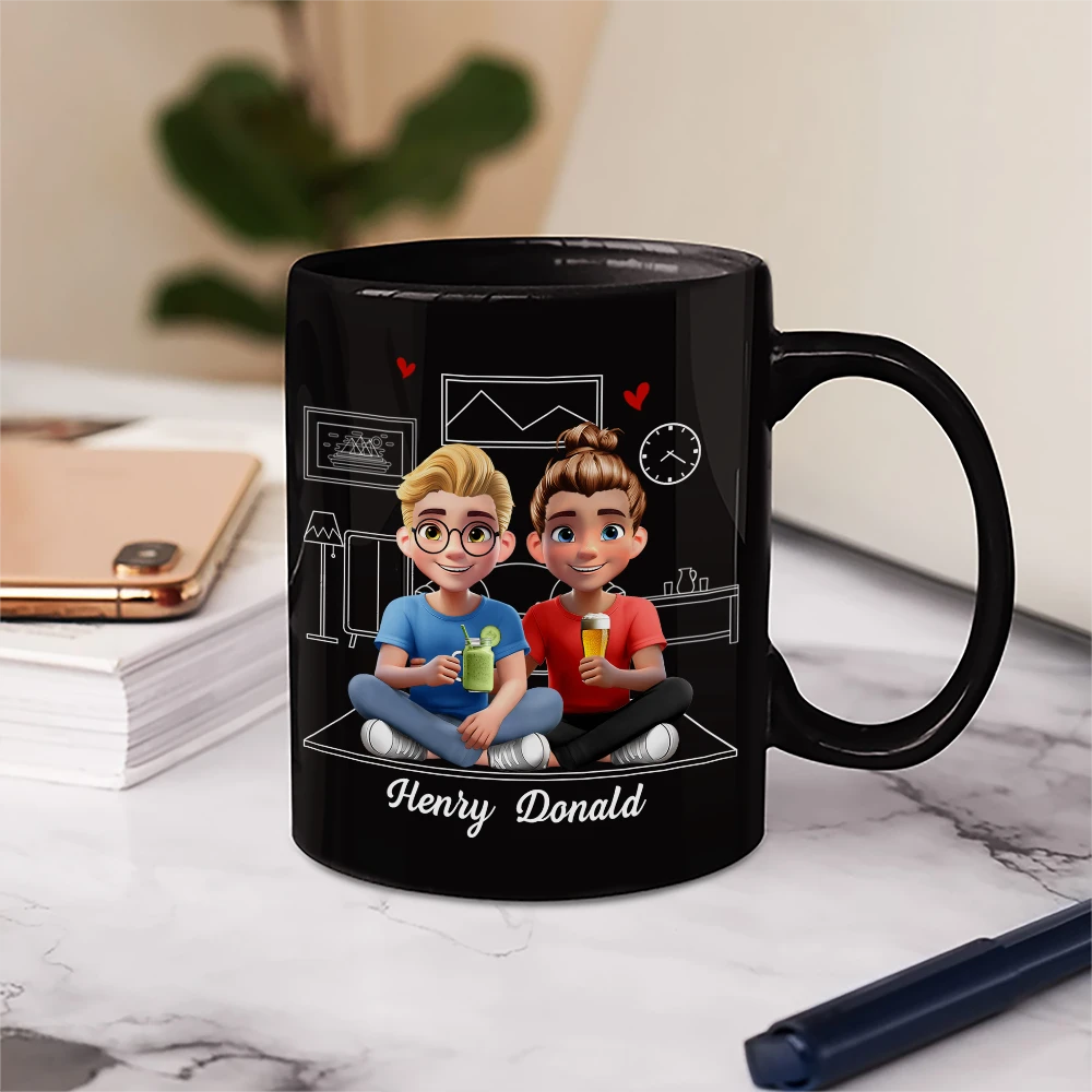 Gift For Couples,Old Couples,LGBT,Gift For Women,Gift For Men,Love,Gift For Wife,Gift For Husband,Gift For Boyfriend,Gift For Girlfriend,Top Market - 3D Effect Couple The Only One I Want To Annoy - Personalized Mug