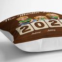 Family,Pet Lovers,Pet Mom,Pet Dad,Pet Couple,Dog Lovers,Dog Couple,Dog Mom,Dog Dad,Cat Lovers,Cat Mom,Cat Dad,Cat Couple,Happy,Single Mom,Single Dad,LGBT,Gift For Grandpa,Gift For Grandma,Gift For Grandkids - 3D Effect Family Sitting Together - Personalized Pillow