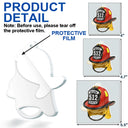 Gift For Women,Gift For Men,Gift For Yourself,Gifts For Colleagues,Christmas,Happy - 3D Effect Firefighter Helmet - Personalized Custom Shaped Acrylic Ornament