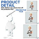 Gift For Yourself,Gift For Women,Gift For Men,Happy,Christmas -  3D Effect Football Player - Personalized Custom Shaped Acrylic Ornament