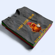 Gift For Yourself, Gift For Women, Gift For Men, Funny - 3D Effect Funny Chicken I've Pecked You - Personalized T Shirt