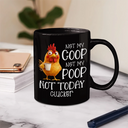 Gift For Yourself,Gift For Women,Gift For Men,Funny,Gifts For Colleagues - 3D Effect Funny Chicken Not Today Clucker - Personalized Mug