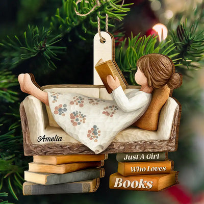 Book Lover Ornament