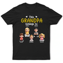 3D Effect Kid Cross Arm This Grandpa Belongs To - Personalized T Shirt