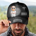 Nurse,Gift For Women,Gift For Men,Happy,Gift For Yourself,Vector,Proud - 3D Effect Nurse Job Title - Personalized Classic Cap