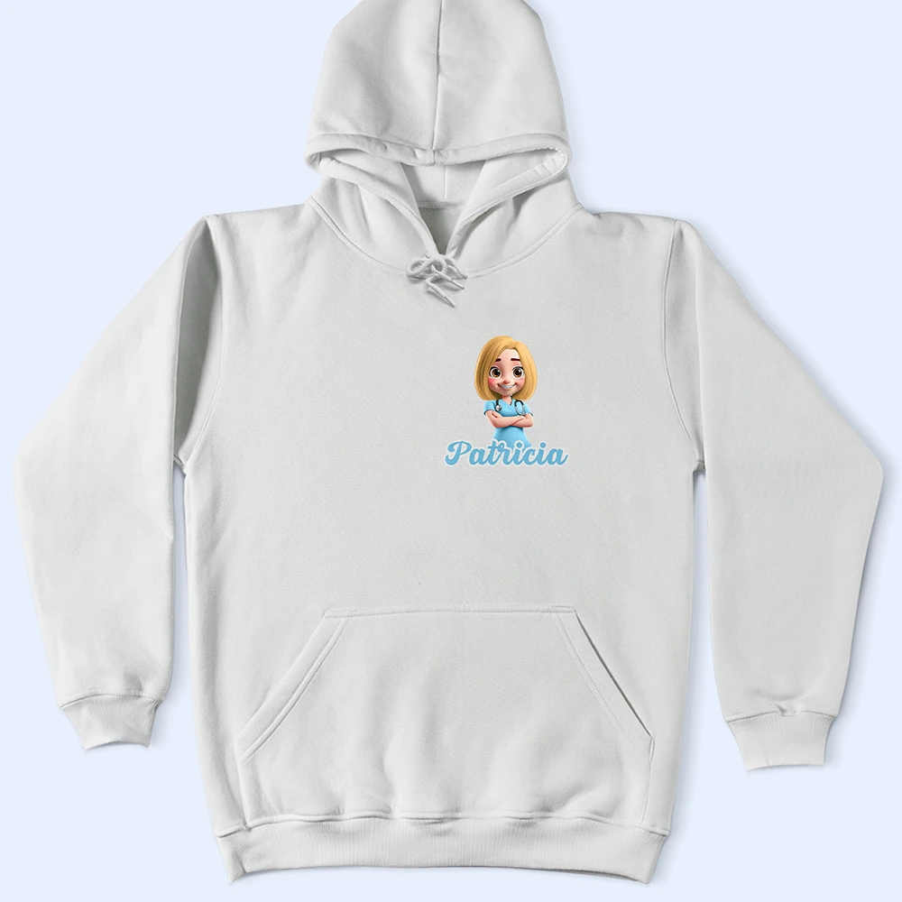 Nurse, Proud, Vector - 3D Effect Nurse Name - Personalized T Shirt