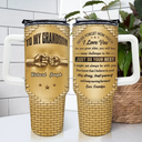 Gift For Son,Gift For Grandkids,Icon,Inspirational - 3D Effect To My Son Just Do Your Best - Personalized 40oz Tumbler With Straw