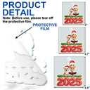 Christmas,Pet Lovers,Pet Mom,Pet Dad,Dog Lovers,Dog Mom,Dog Dad,Happy - 3D Effect Woman Man With Dogs Christmas - Personalized Custom Shaped Acrylic Ornament
