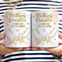 3D Inflated Effect Mother & Daughter A Bond That Can't Be Broken - Personalized White Edge-to-Edge Mug