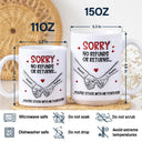 Top Market,Gift For Couples,Old Couples,Gift For Women,Gift For Men,LGBT,Love - 3D Inflated Effect Printed You Are Stuck With Me Forever - Personalized White Edge-to-Edge Mug