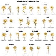 Gift For Yourself, Happy - God Says You Are Gold Birth Month Flower - Personalized Ring Dish