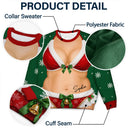 Christmas,Humorous,Gift For Yourself,Gift For Women,Icon - 3D Sexy Body Christmas - Personalized Unisex Ugly Sweater