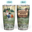 Camping,Campsite,Funny - 3d Effect Iwishabish Woods Camping - Personalized Tumbler