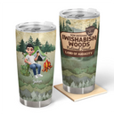 Camping,Campsite,Funny - 3d Effect Iwishabish Woods Camping - Personalized Tumbler