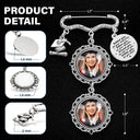 Graduation,Family,Love - Custom Photo Behind You All Your Memories - Personalized Graduation Tassel Pin