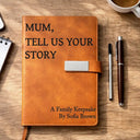 Gift For Yourself,Gift For Men,Parents,Gift For Father,Gift For Husband,Gift For Grandpa,Non-Eng,Sentimental - A Family Keepsake - Personalized Leather Notebook Set