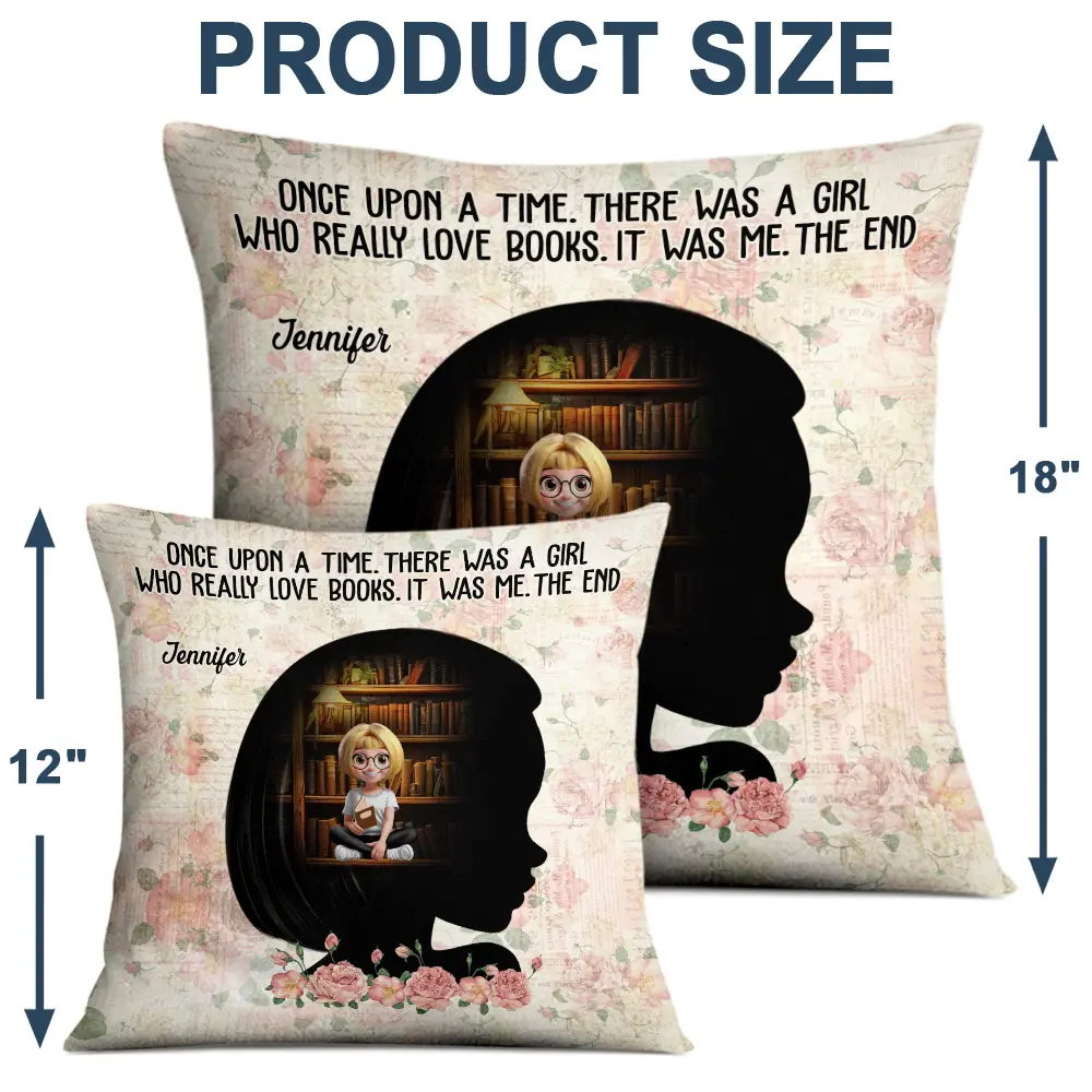 Reading, Gift For Yourself, Happy - A Girl Who Loves Books Lose Her Mind Find Her Soul - Personalized Pillow