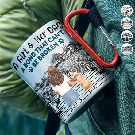 A Bond That Can't Be Broken - Personalized Carabiner Mug