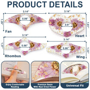 Reading,Gift For Women,Happy - A Book A Day Keeps Reality Away - Personalized Resin Flower Page Holder