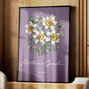 Gift For Grandma, Gift For Mother, Love, Happy - A Bunch Of Flowers For Grandma And Mom - Personalized Poster