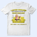 Dog Lovers,Dog Mom,Gift For Yourself,Gift For Women - A Crazy Dog Lady 3D Effect - Personalized T Shirt