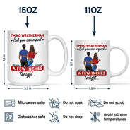 Gift For Couples, Gift For Husband, Gift For Wife, Gift For Boyfriend, Gift For Girlfriend, Funny - A Few Inches Tonight - Personalized Mug