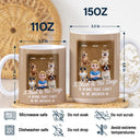 Dog Lovers, Dog Mom, Dog Dad, Pet Lovers, Happy - A Girl And Her Dog A Bond That Can't Be Broken Toy Box - Personalized White Edge-to-Edge Mug