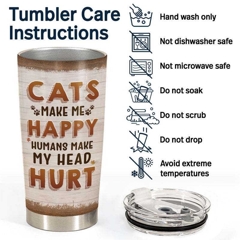 Once Upon A Time There Was A Girl Boy Who Really Loved Cats - Gift For Cat Lovers - Personalized Custom Tumbler