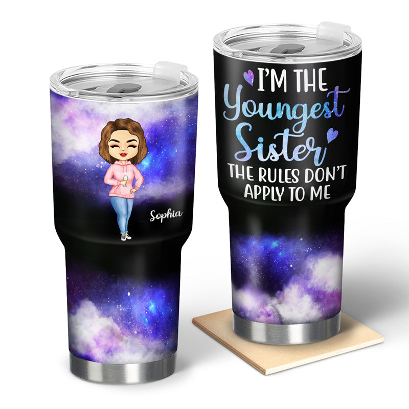 I'm The Rules Sisters Brothers - Sibling Family Gift - Personalized Custom 30 Oz Tumbler