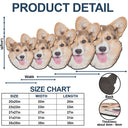Custom Photo Funny Face Dog Cat - Home Decor For Pet Lovers - Personalized Custom Shaped Photo Doormat
