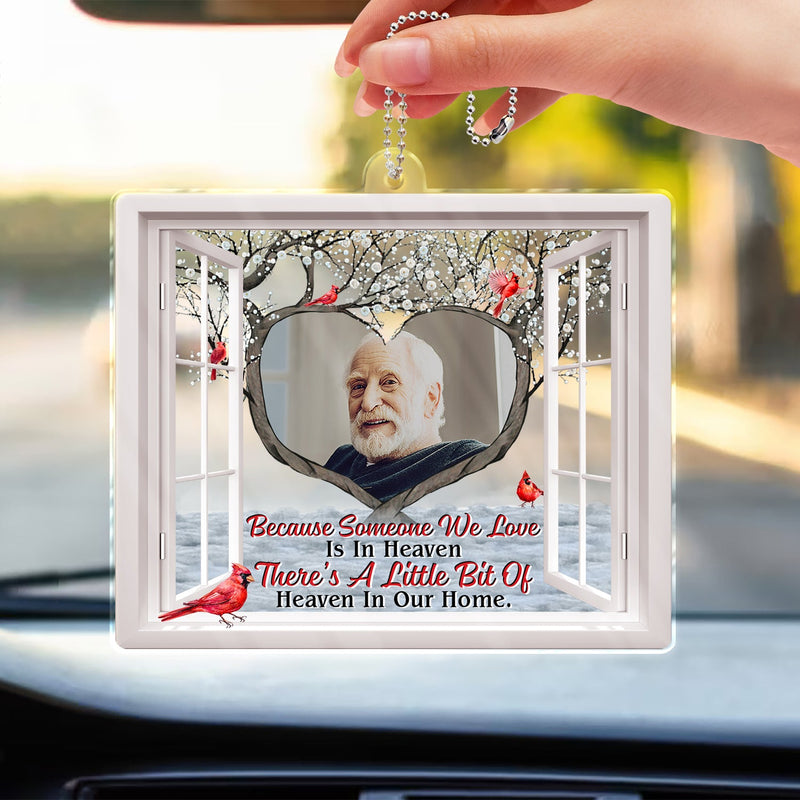 Custom Photo I'm Always With You - Memorial Gift For Family, Friends - Personalized Acrylic Car Hanger