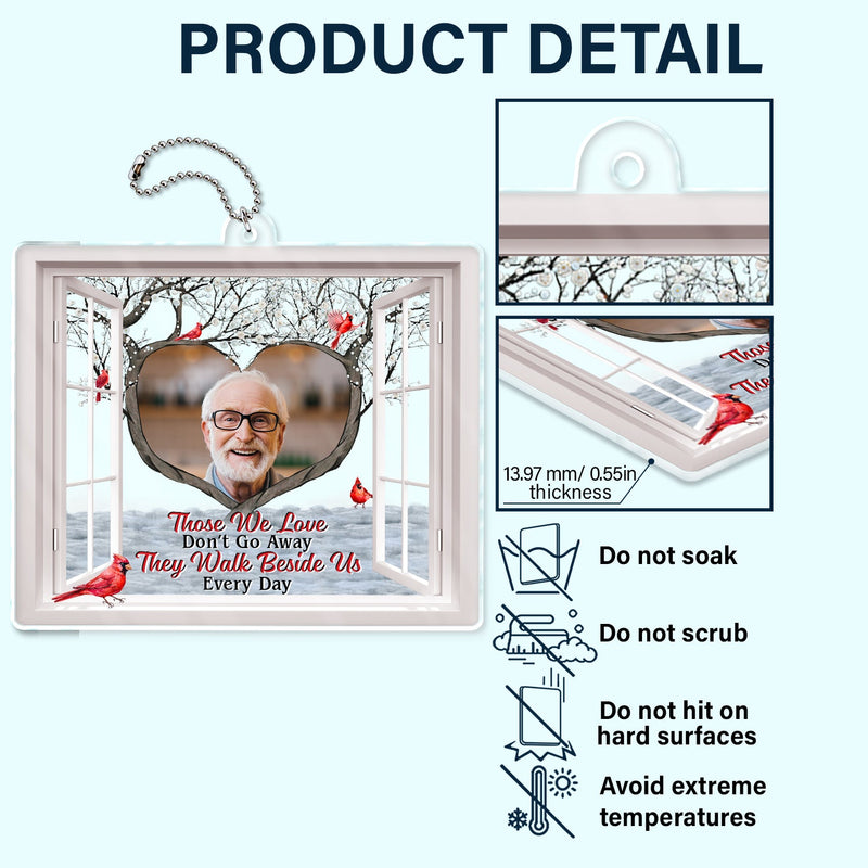 Custom Photo I'm Always With You - Memorial Gift For Family, Friends - Personalized Acrylic Car Hanger