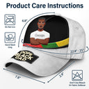 Dope Black Dad Best Dad Ever - Gift For Dads, Grandpas, Daughters, Sons - Personalized Classic Cap