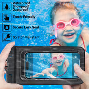 Beach Please I'm On Vacay Mode Chillin' Girl - Personalized Waterproof Phone Pouch