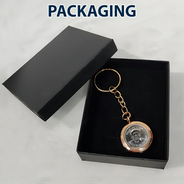 Custom Photo I Will Carry You Family Memorial - Personalized Keepsake Keychain