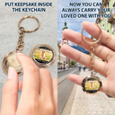 Custom Photo I'm Always With You Pet Memorial - Personalized Keepsake Keychain