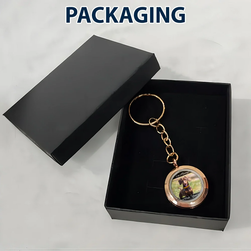 Custom Photo I'm Always With You Pet Memorial - Personalized Keepsake Keychain