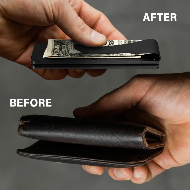 Couple When We Get To The End Of Our Lives Together - Personalized Card Wallet With Money Clip