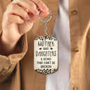 Mother & Daughter A Bond That Can't Be Broken - Gift For Mom, Mother, Grandma - Personalized Aluminum Keychain