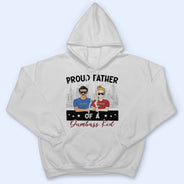 Proud Father Of A Few - Gift For Dad, Father, Grandpa - Personalized T Shirt