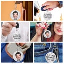 Custom Photo If Found Return To This Guy - Gift For Dad, Father, Grandpa, Golfer, Golf Lover - Personalized Acrylic Keychain