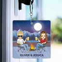 Keys To The Camper Camping Couples - Personalized Acrylic Keychain